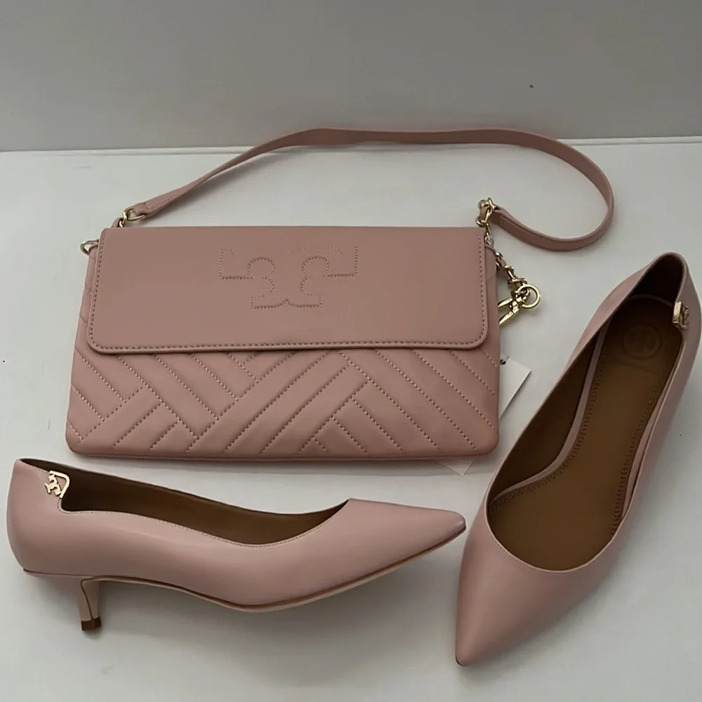 Tory Burch Alexa Clutch chain Leather Bag